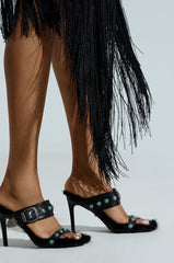 AZALEA WANG AUGER BLACK SANDAL