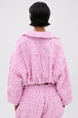 BUBBLEGUM BUBBLE HEM BOMBER