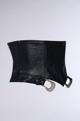 BUCKLE UP PU BELT