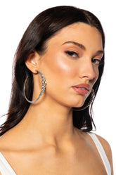 BOLD BLING HOOP