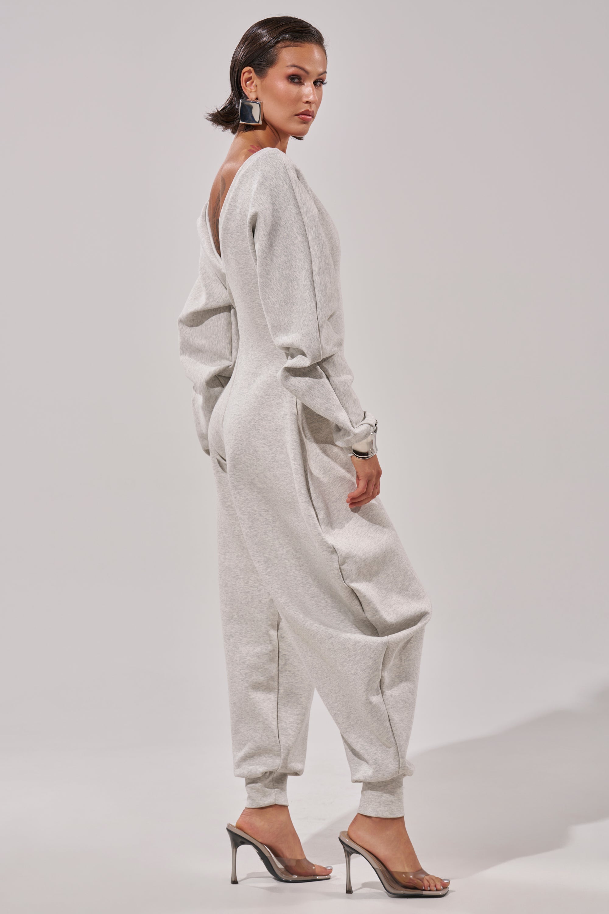 COMFY COZY SWEATSHIRT JUMPSUIT