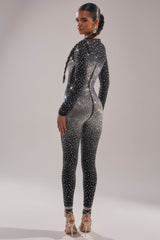 ALL ABOUT ME RHINESTONE JUMPSUIT