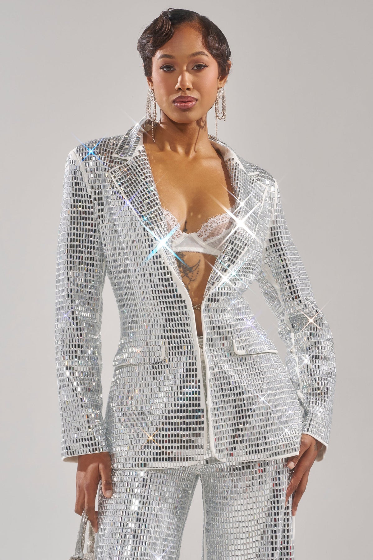 CAN'T GET ENOUGH RHINESTONE BLAZER