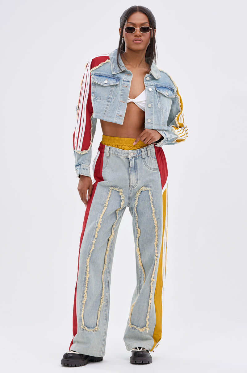 ALL AROUND THE WORLD AGAIN DENIM JACKET