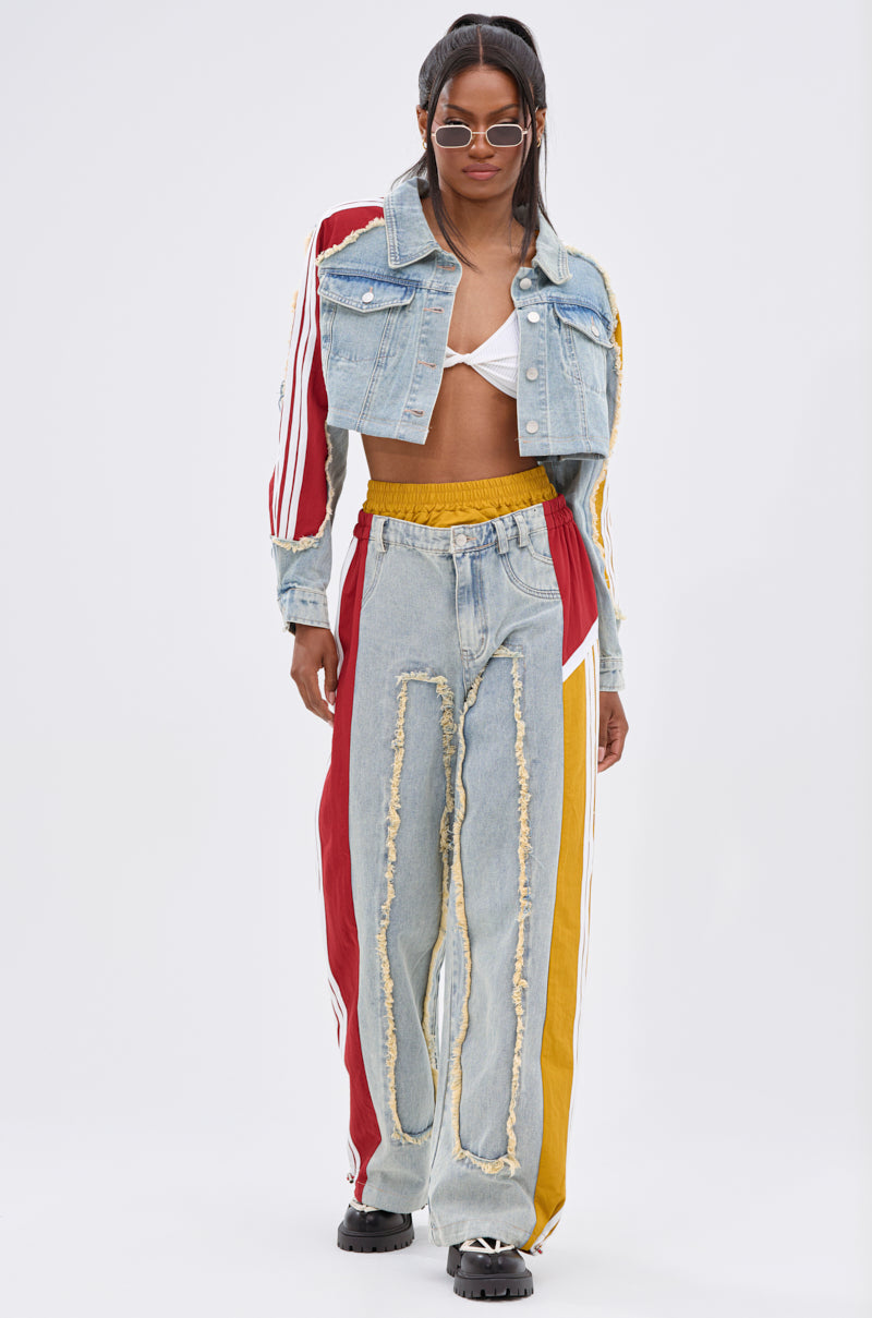 ALL AROUND THE WORLD AGAIN DENIM JACKET