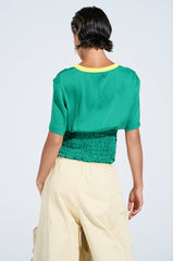 BRASIL RUCHED JERSEY
