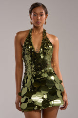 AMBER SEQUIN MINI DRESS
