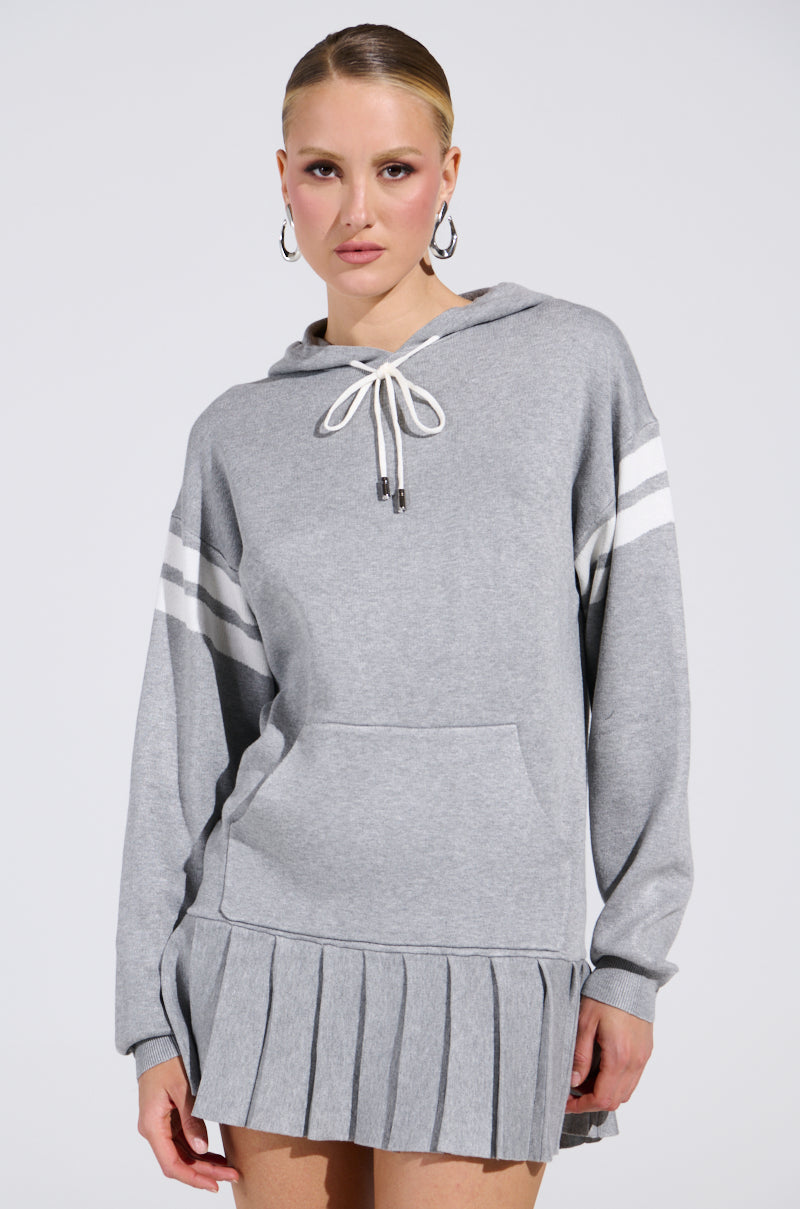 BETTER OFF SWEATER JERSEY DRESS