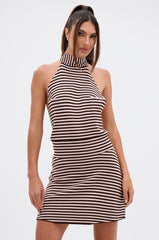 CUTE AS CAN BE STRIPED MINI DRESS WITH HEADBAND