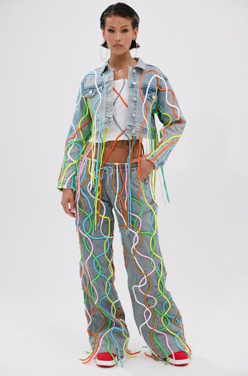 CRAZY FOR YOU DENIM PANTS