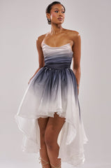 DANCE WITH ME HIGH LOW OMBRE DRESS