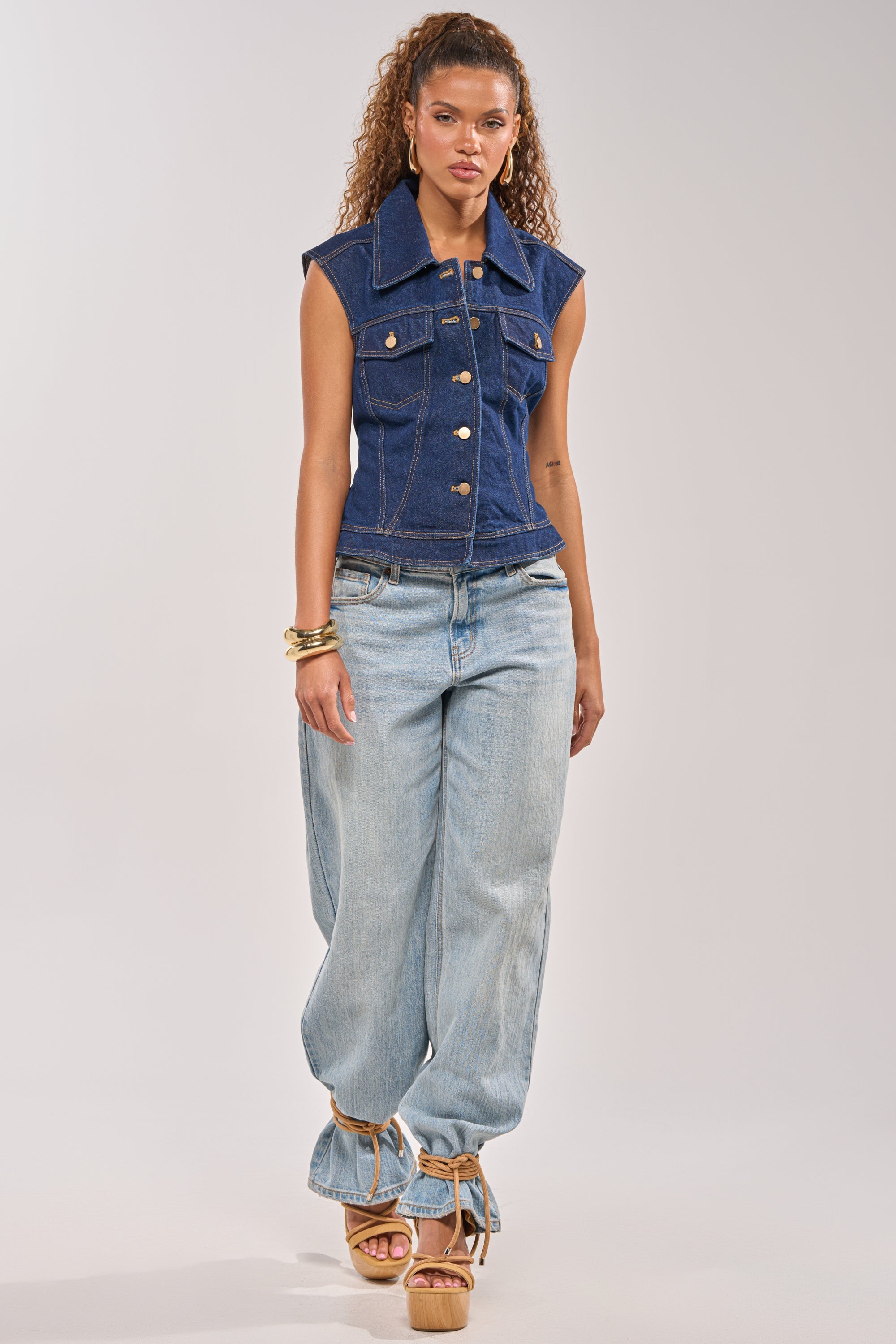 BIRDIE DENIM VEST