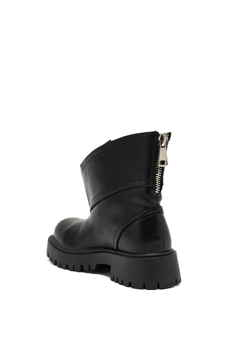 AZALEA WANG MOHSEN BLACK COMBAT BOOTIE