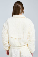 BROOKLYN CROCHET BOMBER