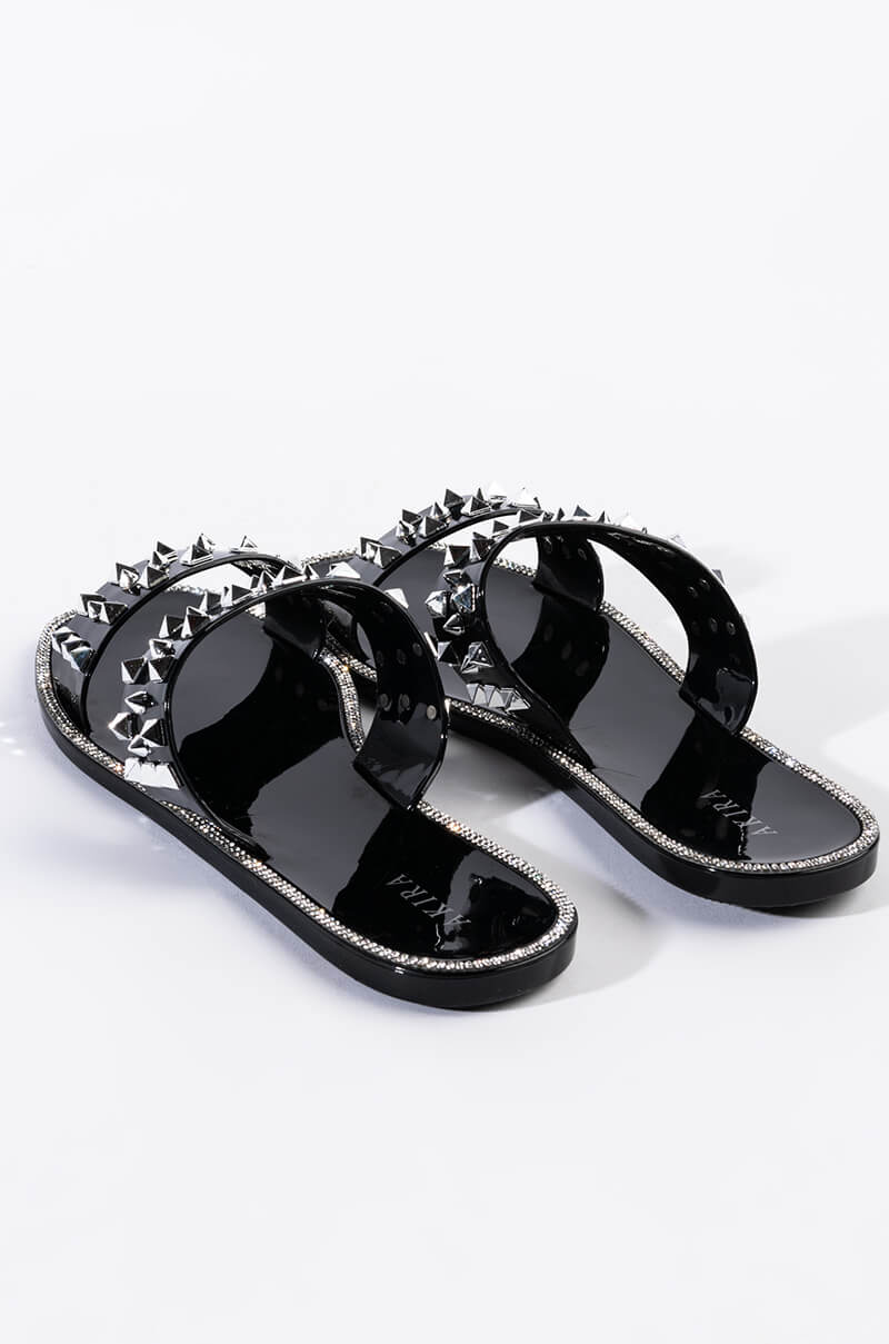ALL DAY LONG FLAT SANDAL IN BLACK