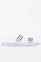 ALL DAY LONG FLAT SANDAL IN CLEAR