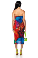 ANOTHER LEVEL STRAPLESS DRESS