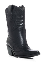 AZALEA WANG MAXFIELD EMBROIDERED WESTERN BOOTIE