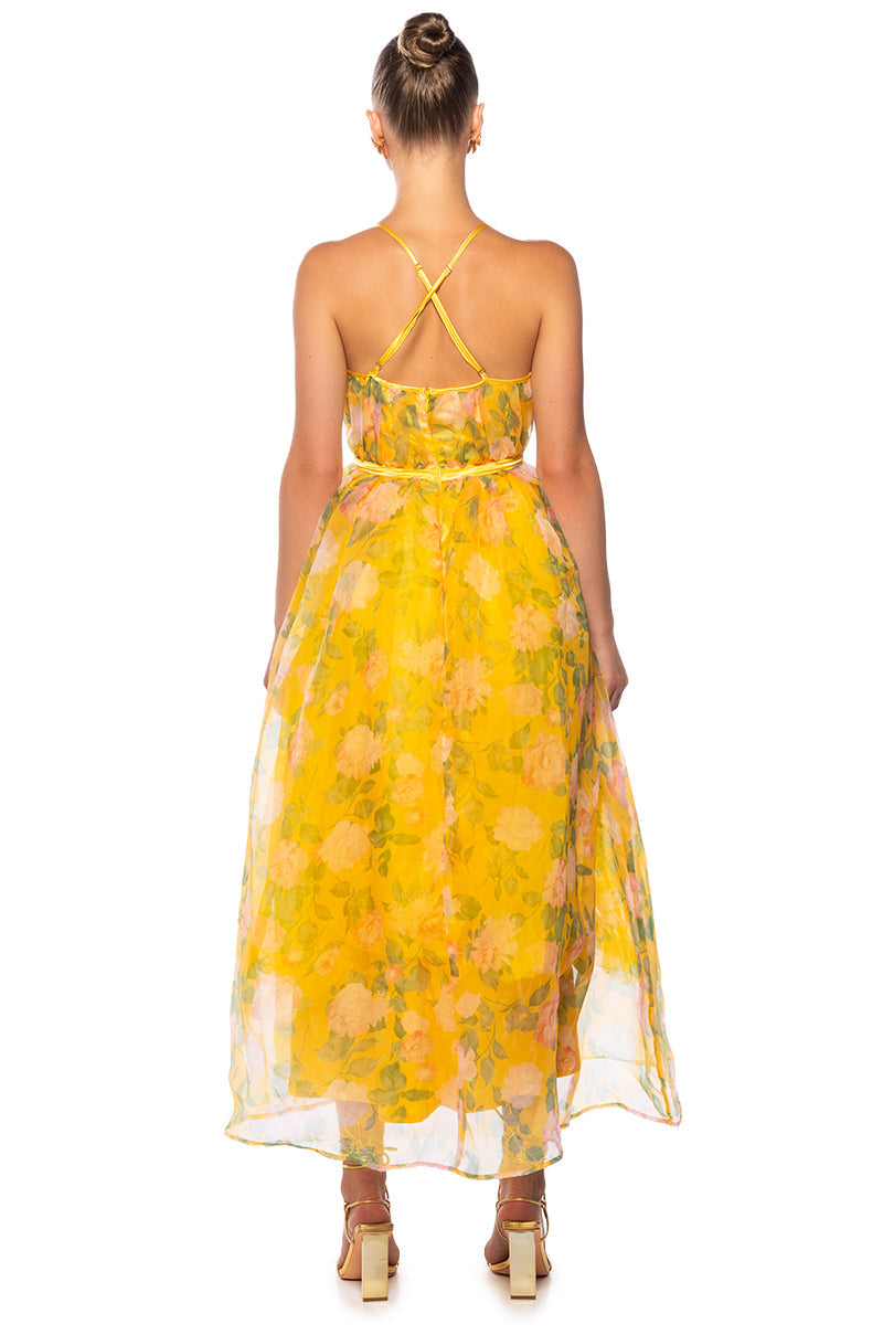 BELLE FLORAL MAXI DRESS