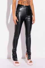 CALLIE FAUX LEATHER PANT
