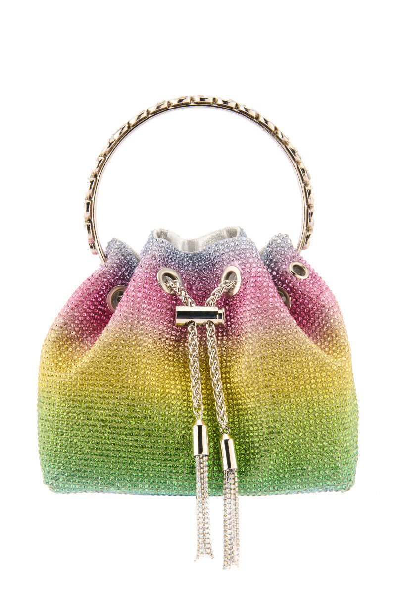 CALYPSO EMBELLISHED BUCKET BAG