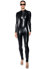 CAT ATTACK PU JUMPSUIT