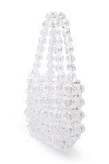 BEADED CLEAR BAG
