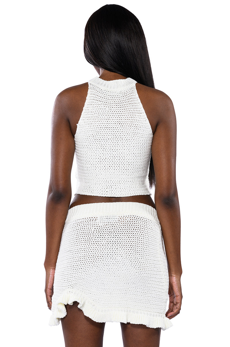 ANGIE CROCHET SLEEVELESS TANK